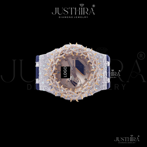 Best Quality Custom Logo Moissanite Diamond <b>Watch</b> Hip Hop Iced Luxury Wristwatch <b>for</b> Wholesale Available At Competitive Price - Product Image 4