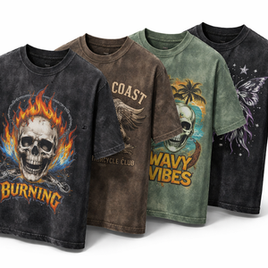 Camisetas con Lavado Ácido Personalizadas al por Mayor para Pedidos en Grandes Cantidades - Proveedor Directo de Fábrica OEM - Product Image 3