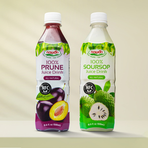 Bebida de jugo de Guanábana Natural 100% de calidad superior, botella de PET de 500ml, muestra gratis, fábrica NAWON en Vietnam GMP OEM ODM al mejor precio - Product Image 2