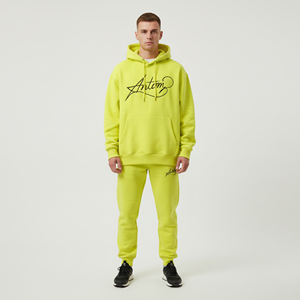 Wholesale Custom Men's Cotton Oversized Tracksuit Sports Training Clothing Breathable <b>Jogging</b> Set - Product Image 3