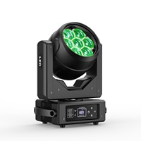 200W Wash Beam Moving Head Light RGBW LED Bee Eye Zoom Bühnenbeleuchtung DMX-Steuerung für DJ Disco Party Nachtclub Hochzeit KTV