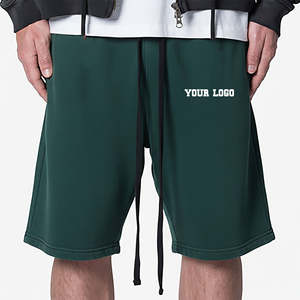 Men's Shorts Quick Dry Custom DTF Printed Logo Solid Color High Street Fashionable Long Shorts - Product Image 4