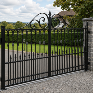 Hermosos marcos de puertas ornamentales y diseños de puertas de hierro sólido que aportan valor, elegancia y seguridad sin fin a su moderna propiedad. - Product Image 5