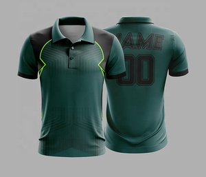 เสื้อโปโลทีมรักบี้ พิมพ์ลายสปอร์ต แขนสั้น แห้งเร็ว พิมพ์ลายแบบซับลิเมชั่น คอปกติดกระดุม เสื้อลำลองฤดูร้อน - Product Image 1