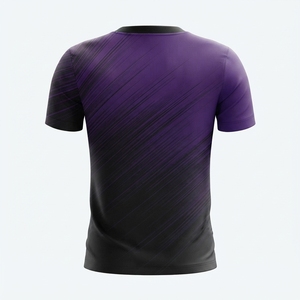 Camiseta deportiva personalizada para hombre, transpirable, de lona, poliéster/algodón, sublimable, para adultos - Product Image 3