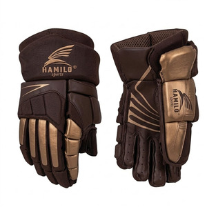 Gants de hockey sur glace à doigts entiers, best-seller, pour entraînement professionnel, nouveau design, équipement de lacrosse pour jeunes, gants de hockey sur glace pour terrain. - Product Image 5