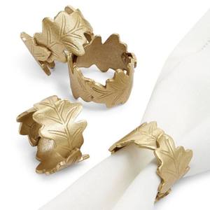 Anillos de Servilleta de Aluminio Ecológicos, Color Dorado, Accesorios para Mesa de Boda o Fiesta, Porta Servilletas de Lujo con Tamaño Personalizado - Product Image 3