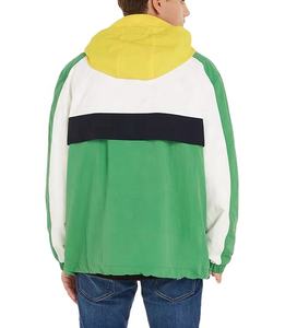 เสื้อแจ็คเก็ตกันลมกันน้ำคุณภาพสูง OEM สำหรับผู้ชายไซส์ใหญ่ สไตล์ไฮสตรีท  รับผลิตตามสีและดีไซน์ที่กำหนด ขายส่ง - Product Image 6