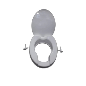 Elevador de asiento de inodoro ajustable de plástico con tapa, elevación de 6 pulgadas para uso en baño - Product Image 4