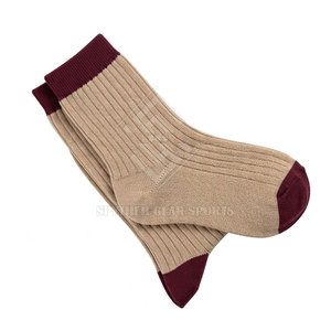 Chaussettes de sport athlétiques sur mesure à prix d'usine, design à revers fin, vente en gros à bas prix, pour usage décontracté, haute qualité, hauteur genou - Product Image 2