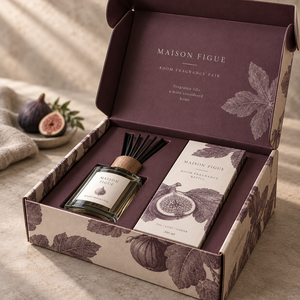 Caja de Embalaje de Cartón Corrugado Impresa Personalizada para Fragancias de Habitación MAISON - Product Image 4
