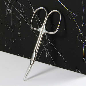 Ciseaux à cuticules professionnels de style russe, de haute qualité, durables, avec logo personnalisé, en acier inoxydable, lame incurvée, ciseaux tranchants - Product Image 5