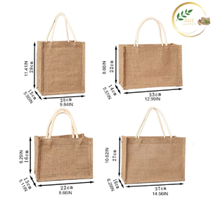 Bolsa de Yute Biodegradable para Compras con Bordes Reforzados para Artículos Pesados - Product Image 2