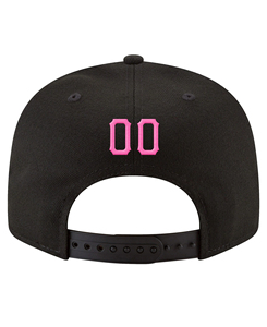 2026 Sale Black 6-Panel Baseball Cap Unisex Fitted Solid Color Twill Casual Style Embroidery Team Name Front Panel Street Style - Product Image 2