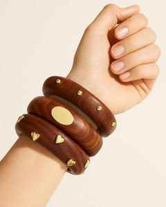 Bracelets artisanaux en bois sur mesure, usage quotidien, décoration murale ethnique, artisanat al malik - Product Image 4