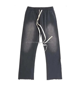 Survêtement Homme Hiver Personnalisé avec Logo, Coupe Évasée, Style Streetwear, Délavé à l'Acide, Uni, Respirant, à Capuche Zippée, Écologique, OEM - Product Image 3