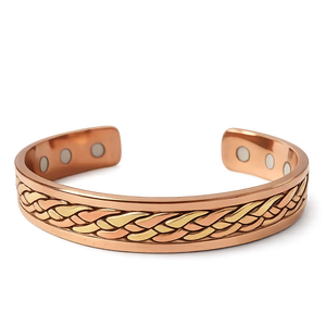 Pulsera de Cobre Hecha a Mano de Lujo y Tendencia con Personalización - Estilos Antiguos y Pulidos Oxidados - Product Image 5