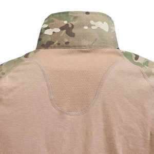 Camisa de Caza con Estampado de Camuflaje, Estilo Táctico, Transpirable, de Lona, para Otoño, para Exteriores, Unisex, Manga Corta, para Senderismo y Camping - Product Image 2