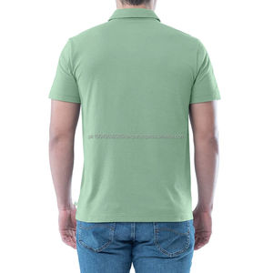 Camiseta de Golf de Manga Corta para Hombre, Diseño Personalizado, Secado Rápido, Ajuste Delgado, Poliéster y Elastano, Sublimación Personalizada, Cuello Redondo - Product Image 6