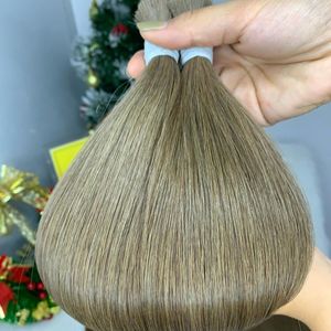 Extensiones de pelo ondulado de cuerpo indio virgen humano 100% al por mayor Genius Weft Super Double Drawn estilo Afro pelo a granel de Vietnam - Product Image 3