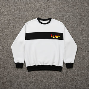 Customized Logo Men's Sweatshirt Lightweight Cotton Fleece Sweatshirt Streetwear OEM Manufacturer Supplier With Low Price & MOQ. - Product Image 6