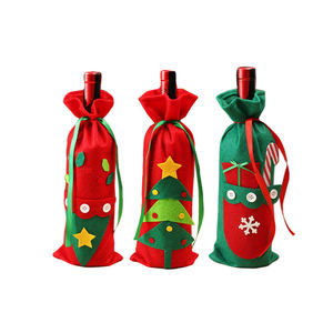 Venta directa de fábrica de bolsas de vino con logotipo personalizado, decoraciones navideñas, bolsas de vino de Navidad y otras bolsas de vino personalizadas. - Product Image 1