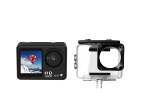 Bán Buôn Ghi Âm Video 1080P Độ Phân Giải Cao Wifi 30M Không Thấm Nước Trường Hợp Mũ Bảo Hiểm Xe Máy Thể Thao Cam Kép Màn Hình Hành Động Máy Ảnh - Product Image 4