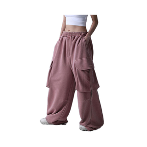 Vente en gros de pantalons de survêtement décontractés pour hommes personnalisables pleine longueur avec cordon de serrage design à la mode lourd nouveauté - Product Image 6