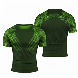 เสื้อรัดรูปกันน้ำสำหรับออกกำลังกายกลางแจ้งสำหรับผู้ชาย MOQ ต่ำ เหมาะสำหรับการฝึกซ้อมอเนกประสงค์ เสื้อยืดประสิทธิภาพสูง - Product Image 5