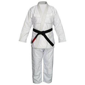 ชุดยูโด AGSH INTL BJJ คิโมโน ผ้าฝ้าย 100% สำหรับผู้ใหญ่ ตัดเย็บตามสั่ง ทนทาน น้ำหนักเบา 440 กรัม สีดำล้วน สำหรับศิลปะการต่อสู้แบบผสมผสาน - Product Image 2