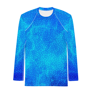 Custom Men's Rash Guard Compression Shirt Quick Dry Breathable Spandex/Polyester Gym Training Sportswear Long Sleeve Athletic - Product Image 4