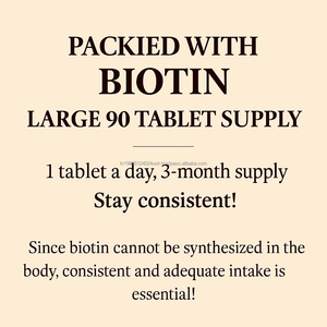 Supplément de biotine OEM Corée pour des cheveux forts, une peau éclatante, des ongles sains - Product Image 4