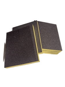 Bloc éponge abrasif rectangulaire à grain moyen 320-1200 pour la préparation des surfaces - Product Image 3