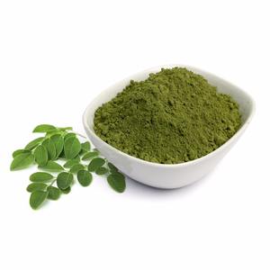 Poudre de feuilles de Moringa verte moulue finement, issue de feuilles séchées avec soin, pour les smoothies, les boissons aux herbes et la vente en gros. - Product Image 2