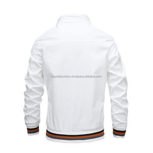 แจ็กเก็ตบอมเบอร์สำหรับผู้ชายเสื้อแจ็กเก็ตมีซิปสำหรับผู้ชายใส่โลโก้ได้ตามต้องการกันลมกันน้ำสำหรับฤดูหนาว - Product Image 2