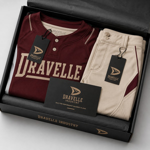 OEM Custom Vintage Men's Softball Uniform Burgundy Button-<b>Down</b> Baseball Jersey Cream Pinstripe <b>Pants</b> Personalized Team Kit - Product Image 4