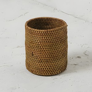 Panier à crayons en rotin, paniers décoratifs pour le rangement des stylos, vente en gros, étui à crayons pour l'école, le bureau, la maison - Product Image 1