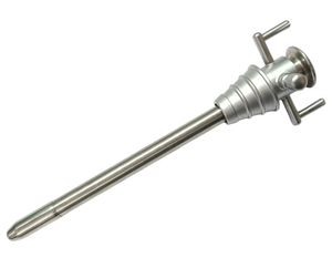 Laparoscopic Hassan Trocar Cannula 10mm X 19.5mm Reusable Stainless Steel Open Technique Surgical Access <b>Port</b> Instrument Set - Product Image 5