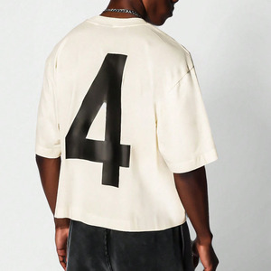 Camisetas de Algodón para Hombre al por Mayor, Camisetas de Gimnasio de Alta Calidad, Moda de 230g, Tallas Grandes, Lujo para Hombre y Mujer, Venta al por Mayor B2B - Product Image 4