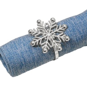 Porte-serviettes en métal doré avec base en bois, décoration de table moderne pour mariage, dîner, banquet - Product Image 5
