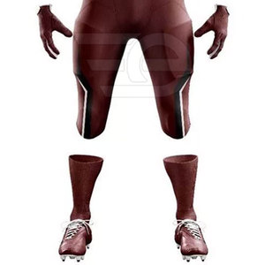 Ensemble d'uniformes de football pour sports d'équipe, tissu flexible à séchage rapide, adapté à l'entraînement et à la compétition, uniforme de football américain - Product Image 6