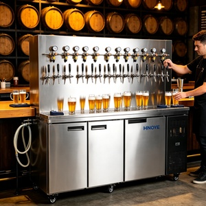 Dispensador de Cerveza Comercial de Acero Inoxidable, Enfriador de Cerveza de Barril, Grifo Doble para Pub o Restaurante - Product Image 4