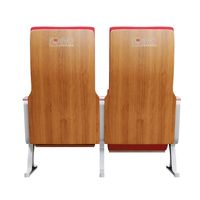 Chaise d'auditorium moderne de luxe EVO8607TA, siège pliant rétractable télescopique pour gradins, en tissu, pour hôpital, école, théâtre
