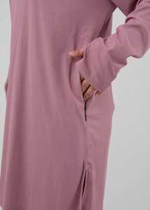 Sudadera con Capucha Larga para Mujer y Leggings, Ropa Deportiva Modest, Ligera y Transpirable, Precio de Fábrica OEM ODM, Pedido al por Mayor - Product Image 5