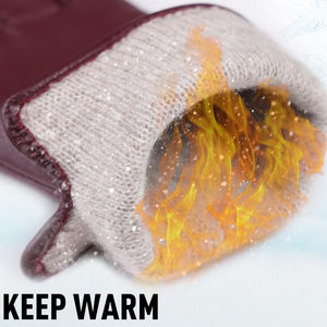 Guantes de Cuero Profesionales de Primera Calidad, Personalizados, Resistentes al Calor, para Fiestas al Aire Libre, Fáciles de Cuidar, Estilo Sencillo para Invierno - Product Image 4