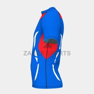 Rashguard de compression extensible pour homme pour l'entraînement MMA, logo frontal, matière Spandex/Polyester, personnalisable - Product Image 4