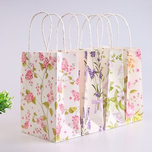 Bolsas de Regalo de Papel Kraft con Diseño Personalizado y Asas Retorcidas, Reciclables, Estilo Clásico para Regalos y Manualidades - Product Image 3
