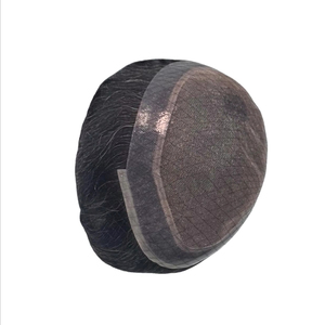 Australian Model Brazilian Remy Virgin Hair <b>Toupee</b> 50g-80g Machine Double Weft Wig Protheses TAZ HAIR Dreadlocs Natural Wave - Product Image 1