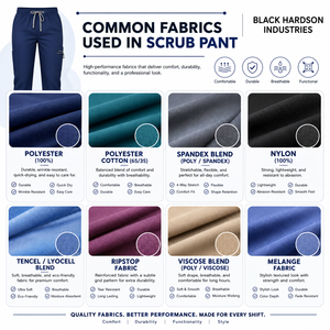 Men <b>Scrub</b> Pants Premium 180 GSM Soft Polyester Spandex Stretch Fabric Burgundy Cargo <b>Trousers</b> Elastic Waist Custom Logo Workwear - Product Image 2