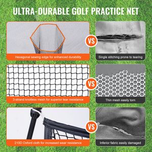 Rete da Golf Portatile per Casa 10.8x7ft, Rete Gigante per Allenamento Indoor/Outdoor con Testa in Acciaio - Product Image 2